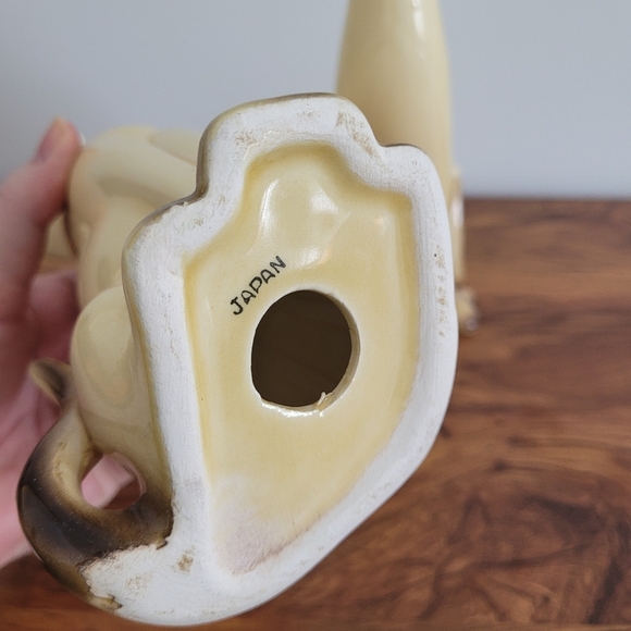 Vintage Ceramic Siamese Cat Figurines Japan Set Of 2 - Picture 10 of 12